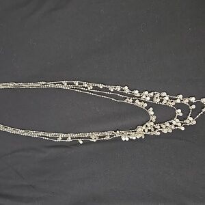 Lucky Brand Silver Layered Necklace